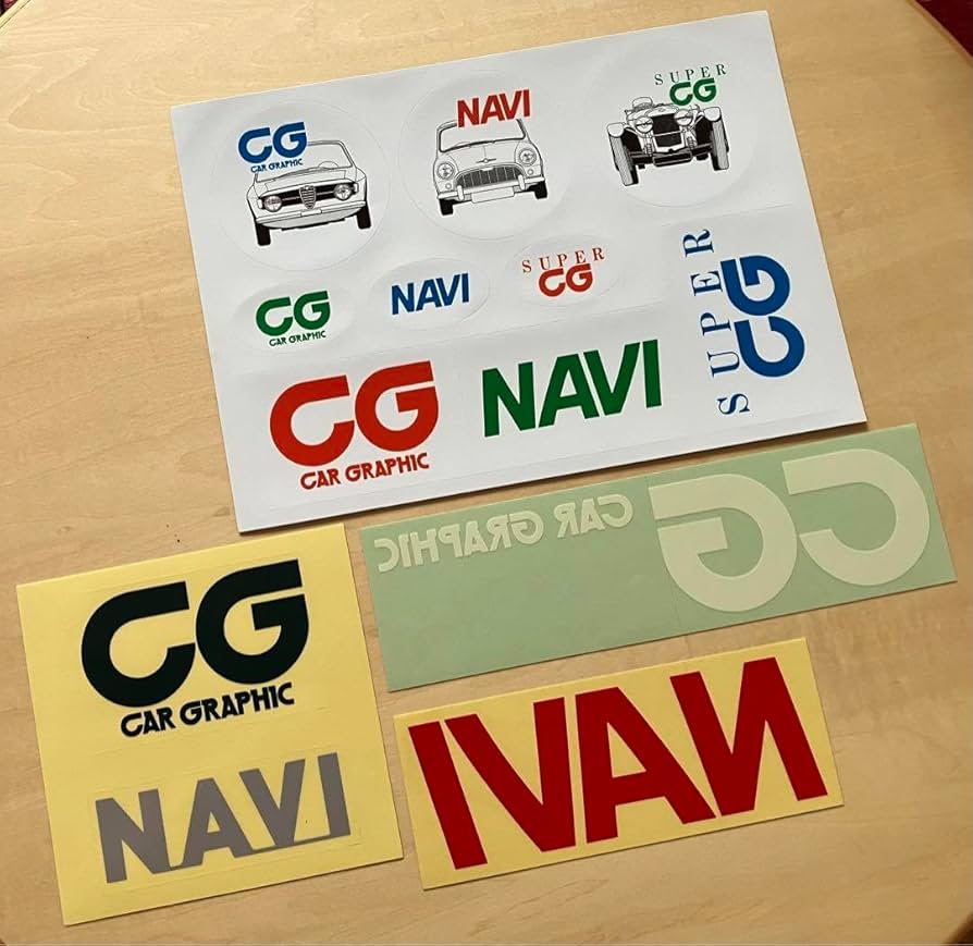 Amazon.co.jp: カーグラフィック／CAR GRAPHIC／CGステッカー